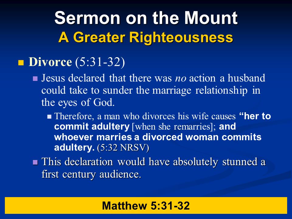 the sermon on the mount and the sermon on the mount and