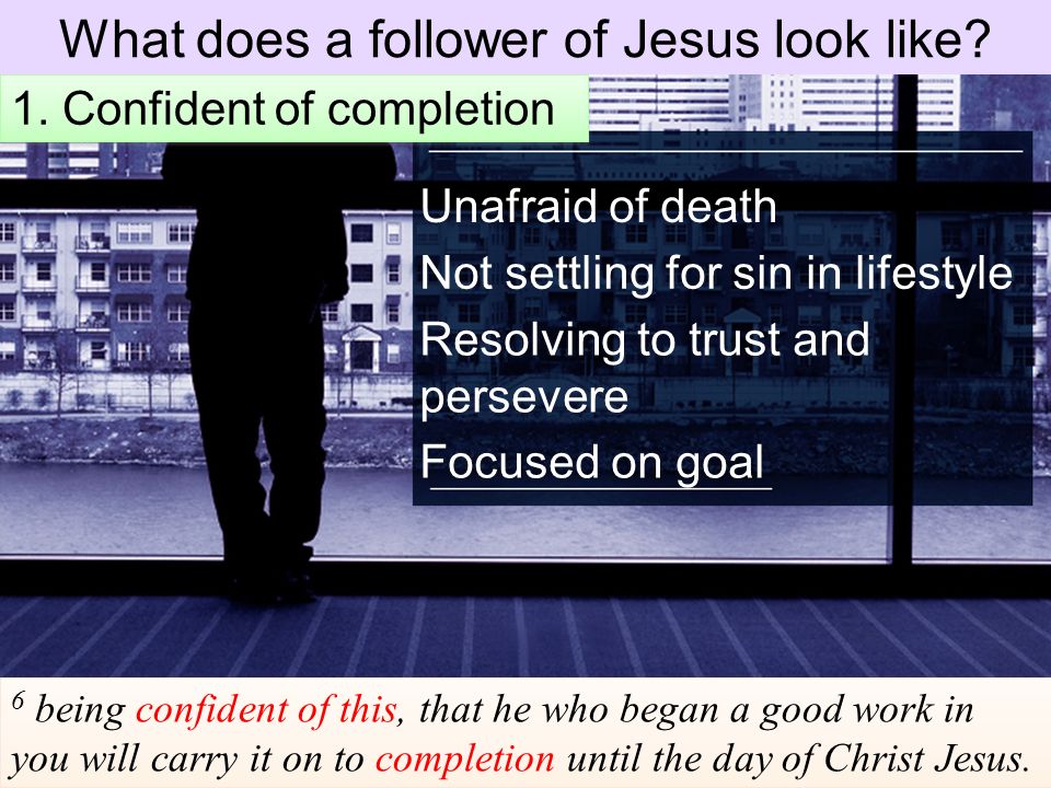 What does a follower of Jesus look like.