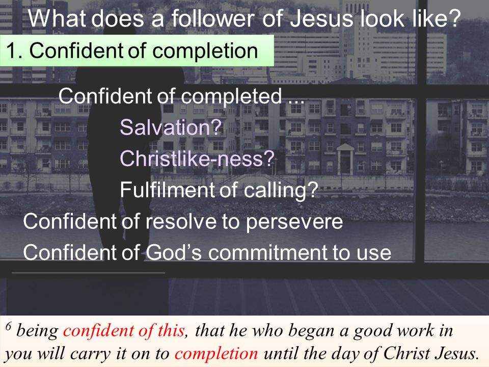 What does a follower of Jesus look like.