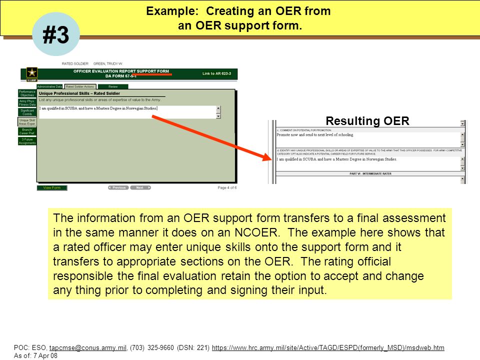 poc eso 703 dsn 221 ppt download hrc oer support form