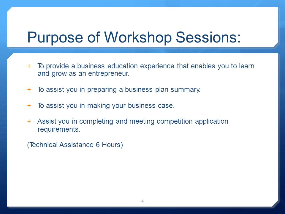 The Purpose Of A Business Plan