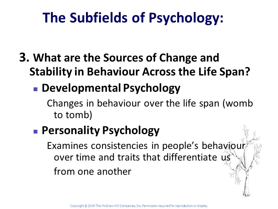 3. What are the Sources of Change and Stability in Behaviour Across the Life Span.