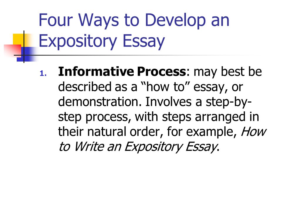 What Is An Expository Essay