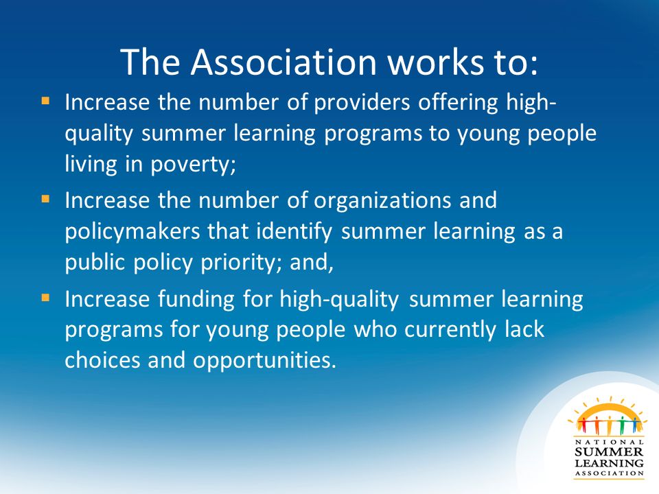 a new vision for summer school jeff smink bridge conference seattle learning opportunities quality works