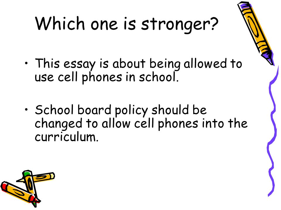 argumentative essay on cell phones
