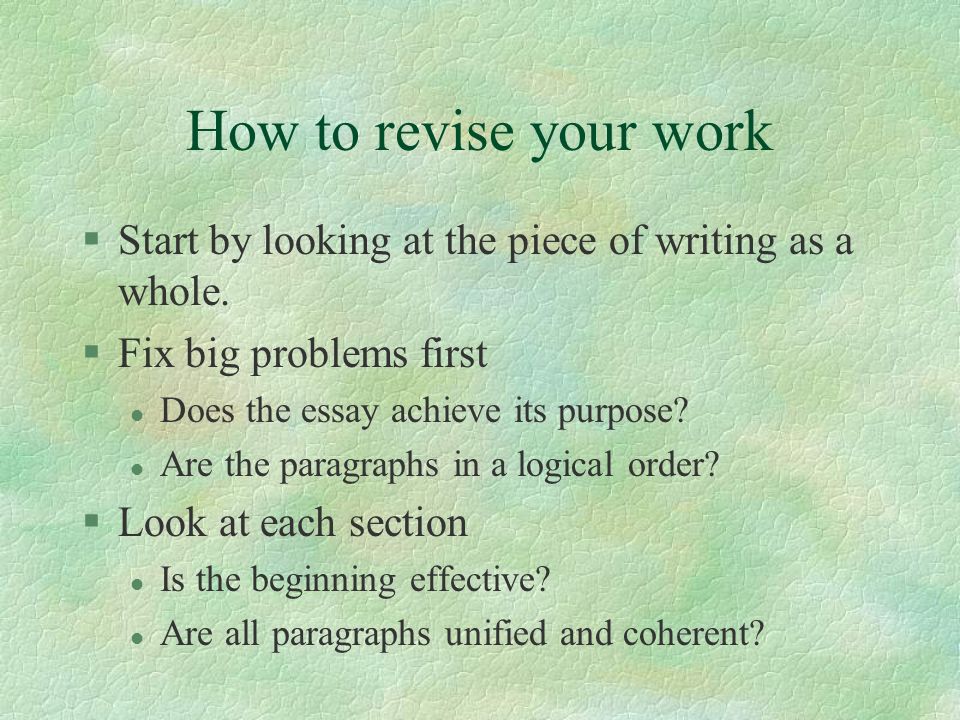 Online help with writing an essay