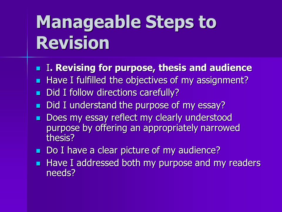 Process Essay Thesis Statement
