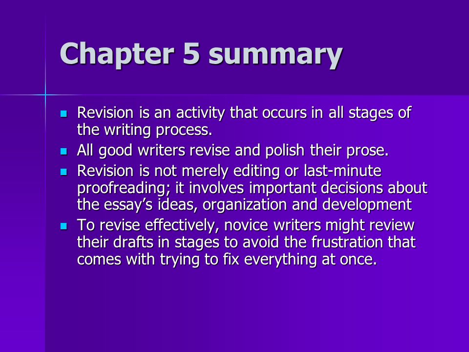 Process Essays