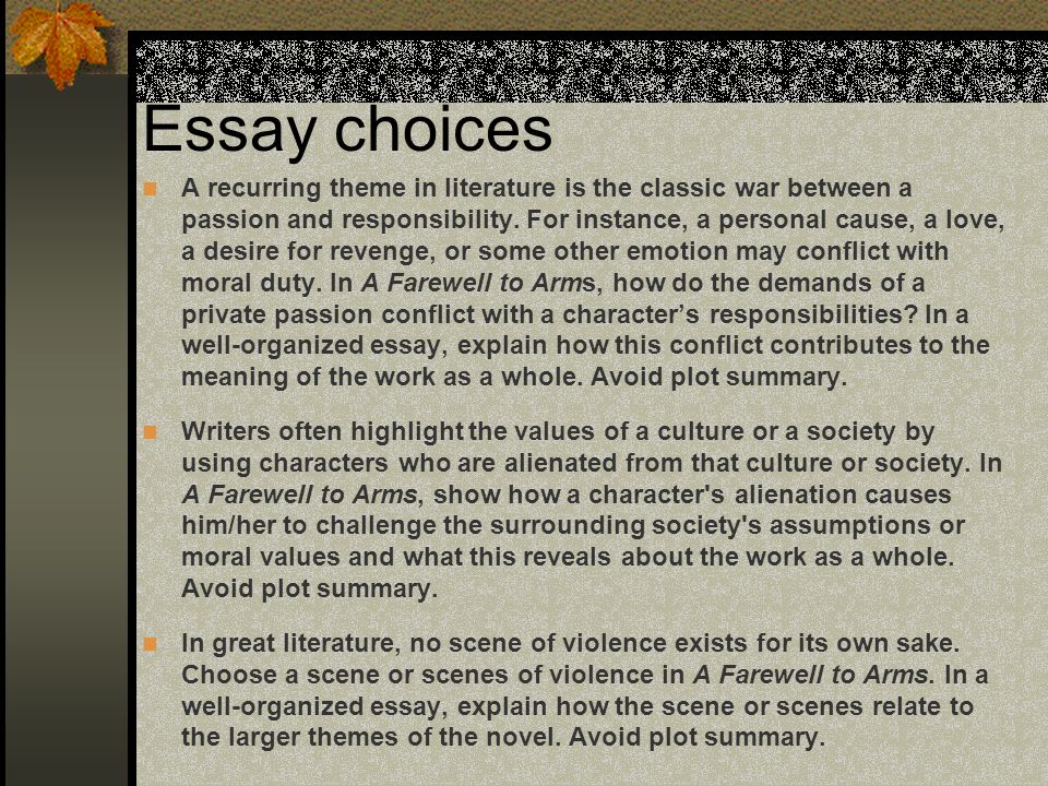 duty essay