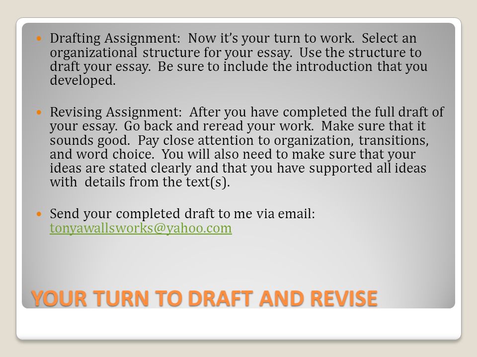 Good Essay Format