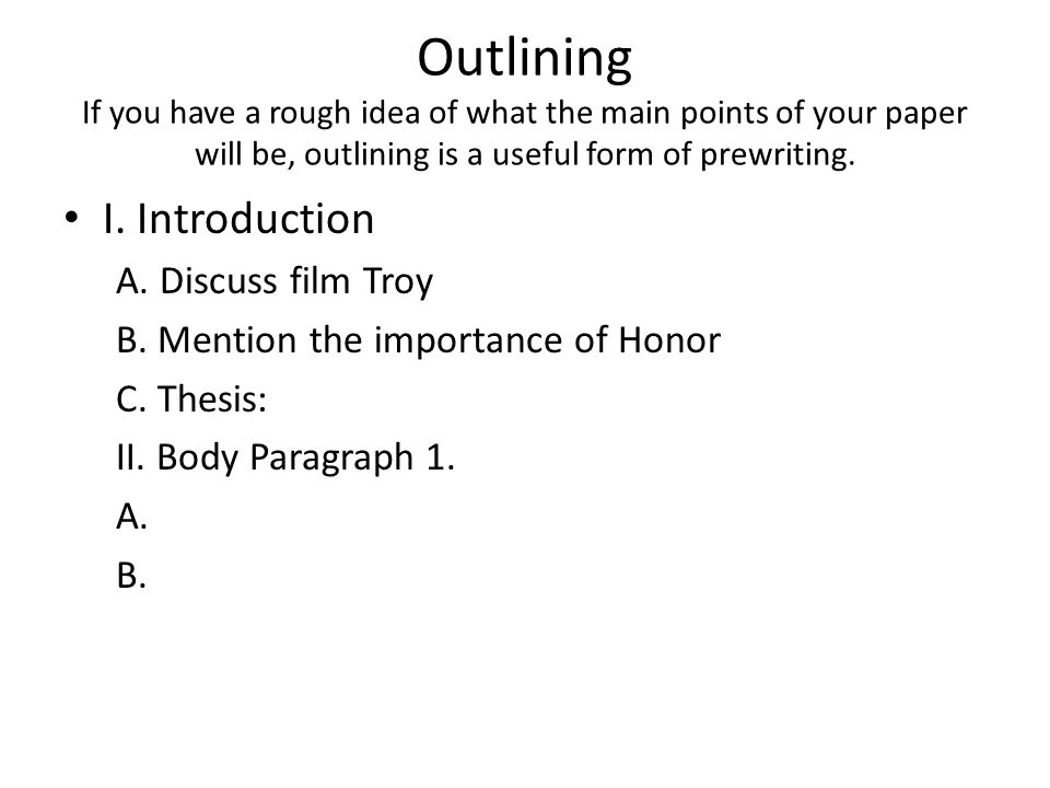 essay form example