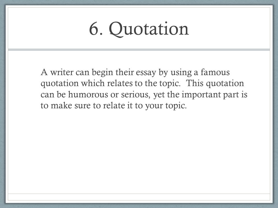 Quotations on essay an accident