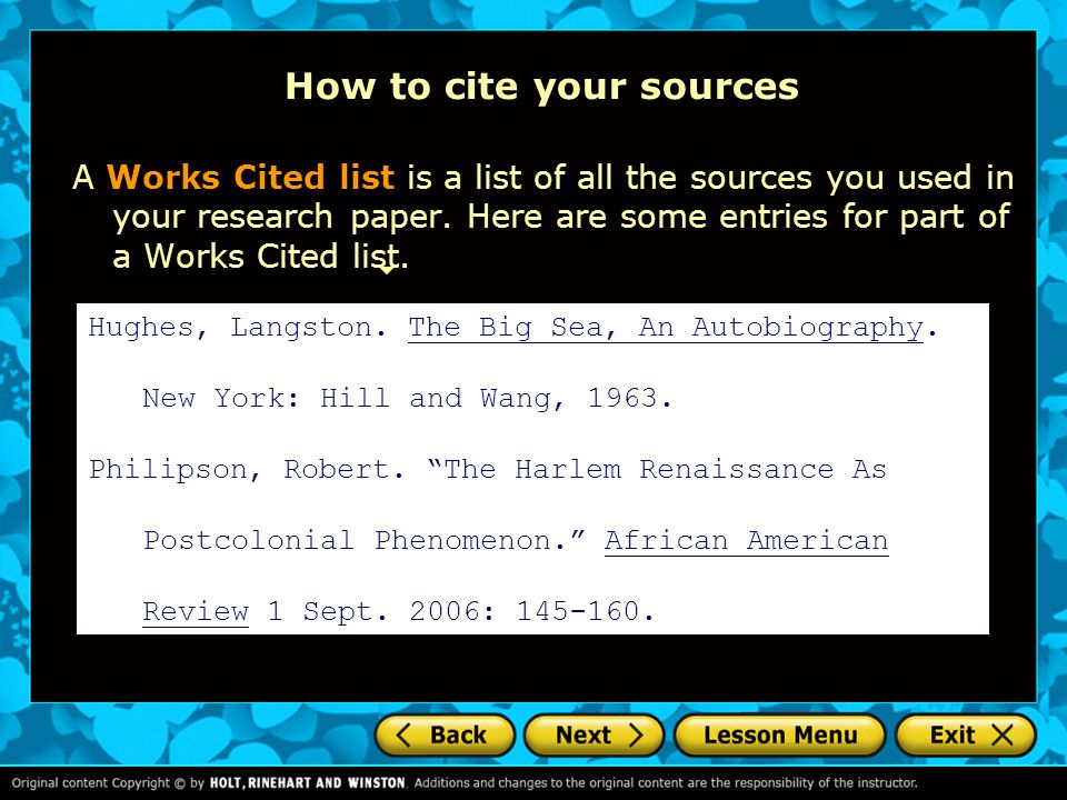 free research papers online with works cited