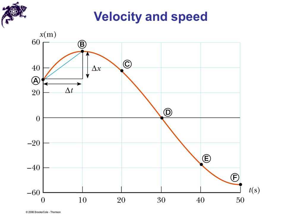 Velocity and speed