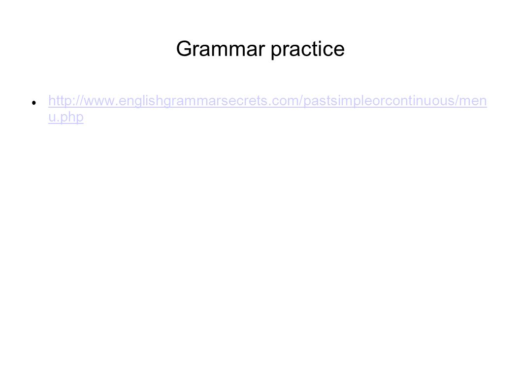 Grammar practice   u.php   u.php