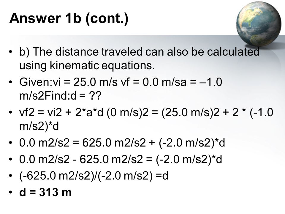 Review Of Kinematic Equations And Applications Free Fall Mrs 76 Answer