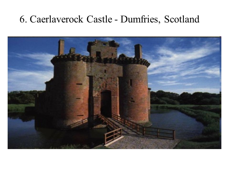6. Caerlaverock Castle - Dumfries, Scotland