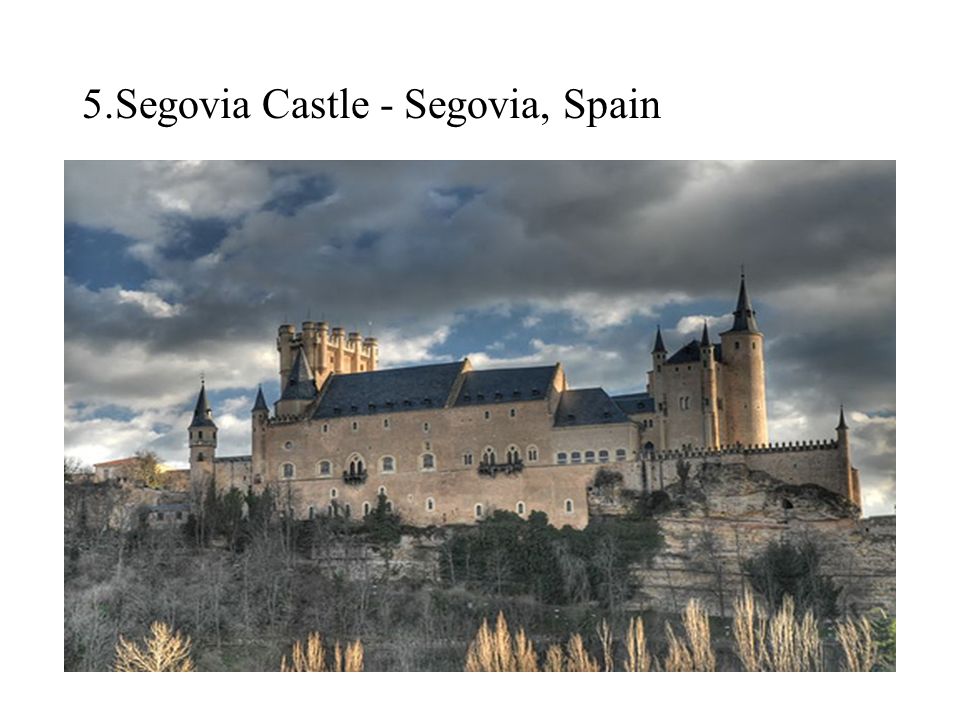 5.Segovia Castle - Segovia, Spain
