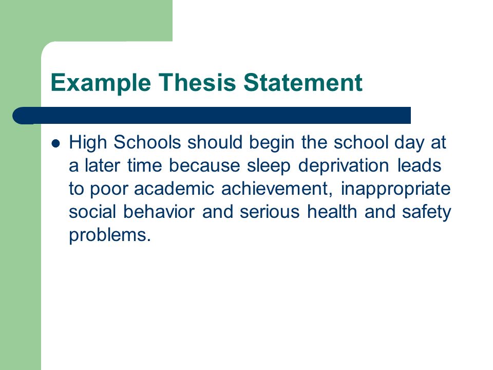 Thesis Statement For Descriptive Essay