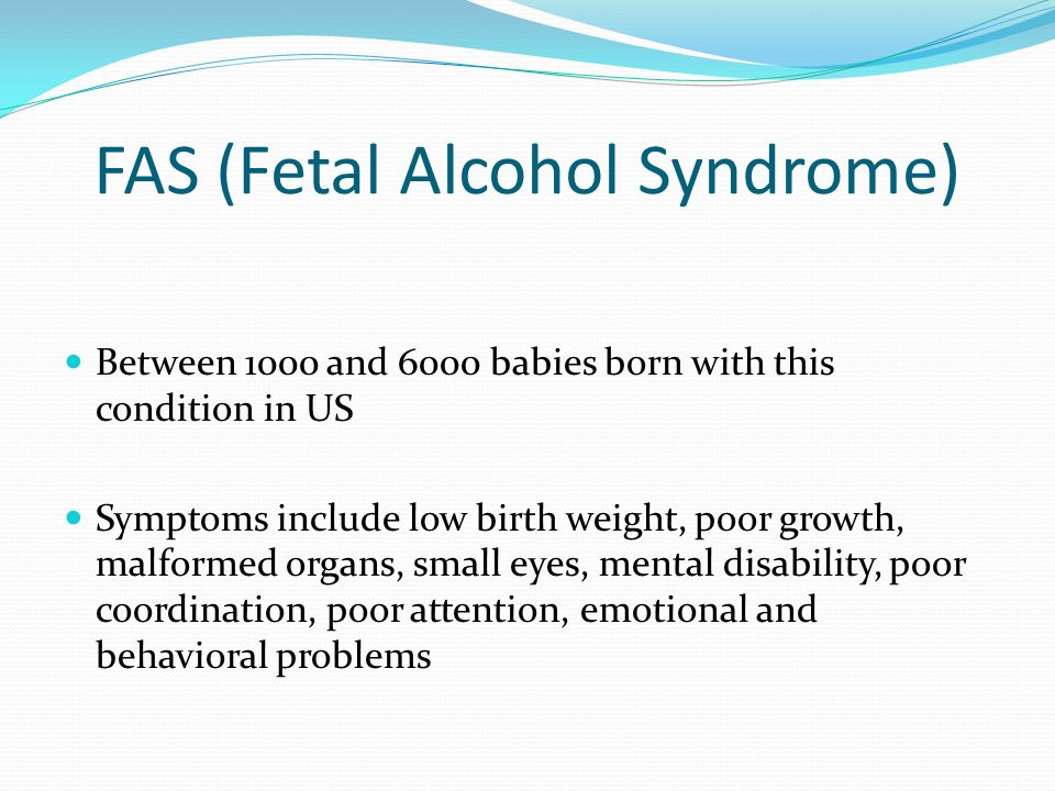 Fetal alcohol syndrome essay outline