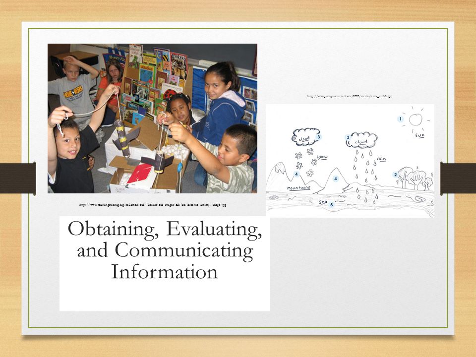 Obtaining, Evaluating, and Communicating Information