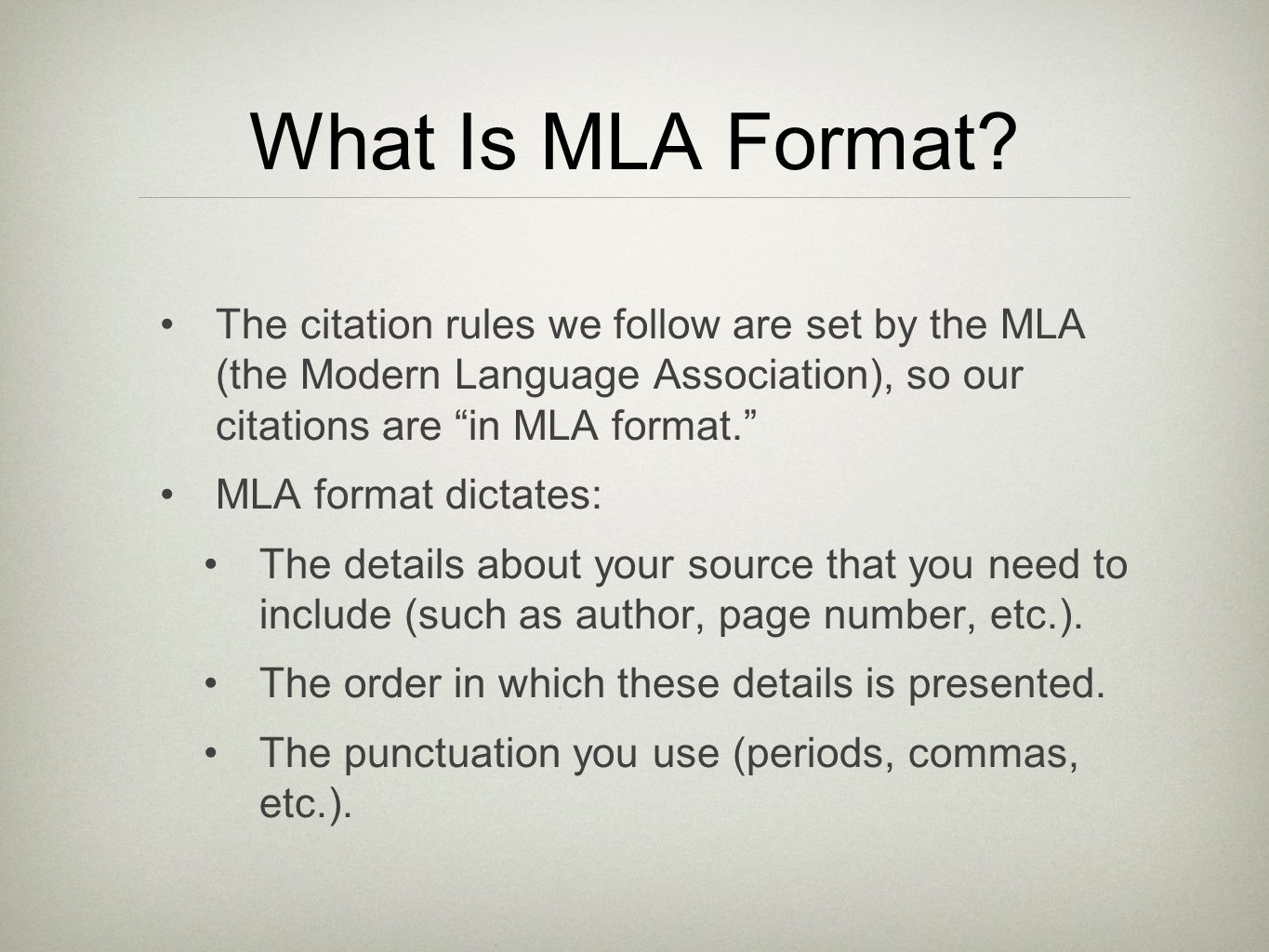 evaluating and citing your sources mla format the works cited page mla format for numbers