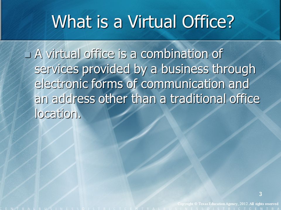What is a Virtual Office.