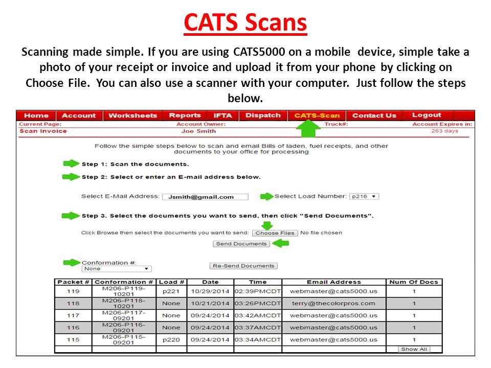 CATS Scans Scanning made simple.