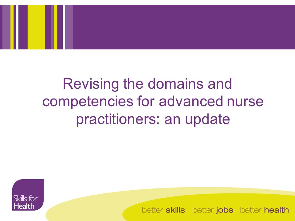Revising the domains and competencies for advanced nurse practitioners: an update