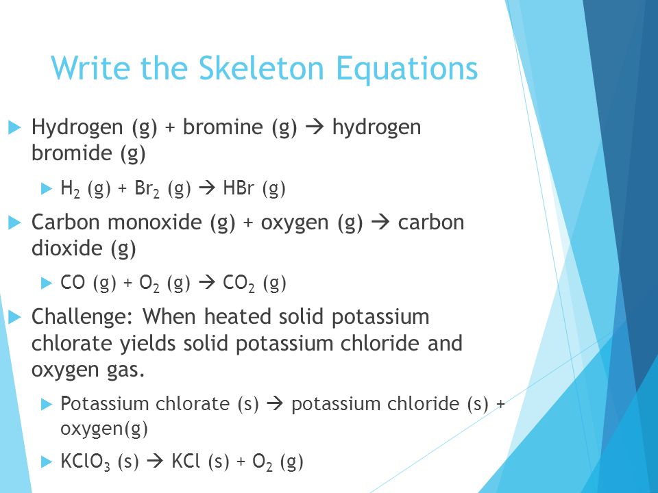 Worksheets Writing Skeleton Equations Worksheet With Answers balancing reactions what is the difference between a chemical write skeleton equations hydrogen g bromine hydrogen