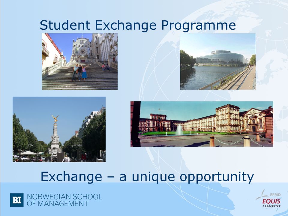 Student Exchange Programme Exchange – a unique opportunity