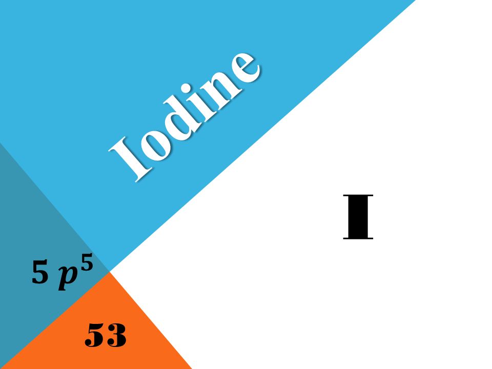 I Iodine 53