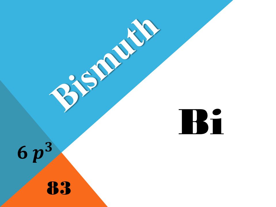 Bi Bismuth 83