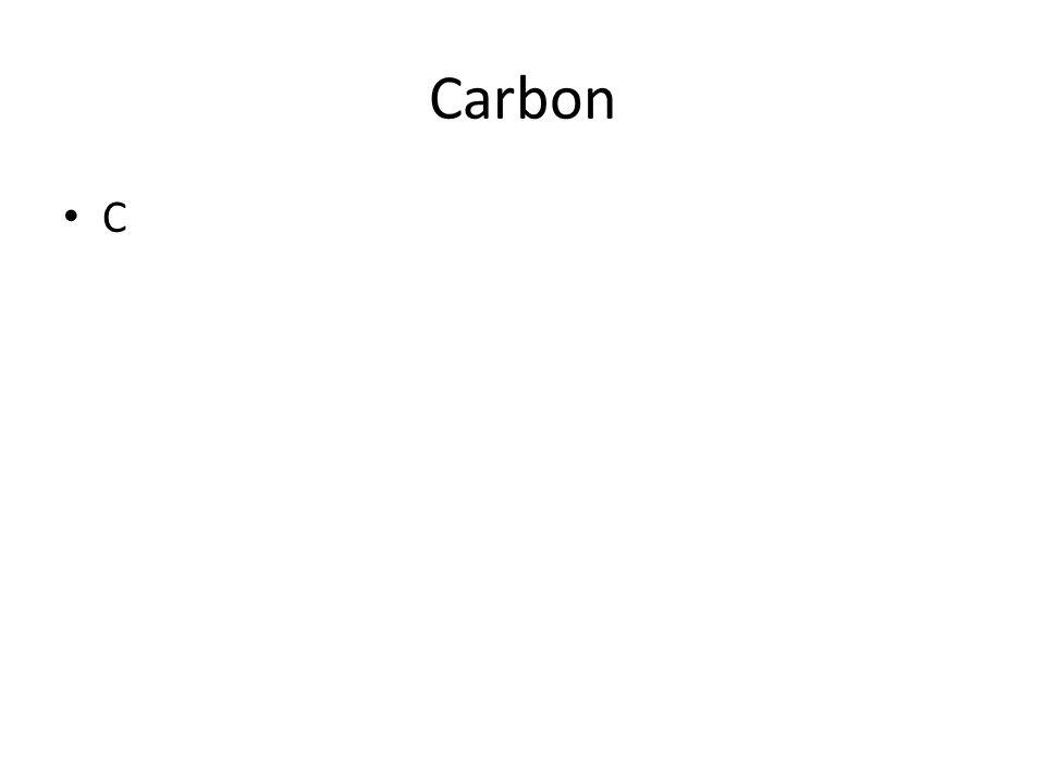 Carbon C