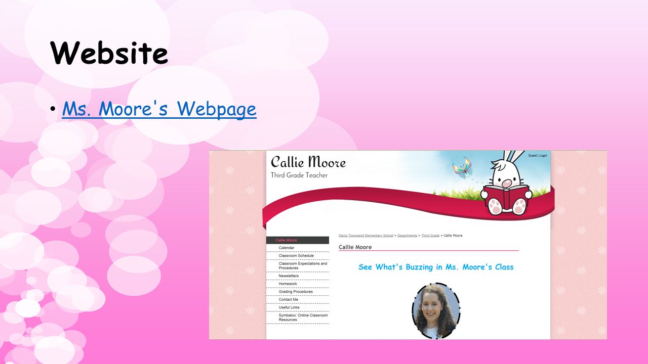 Website Ms. Moore s Webpage