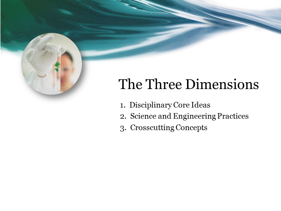 The Three Dimensions 1. Disciplinary Core Ideas 2.