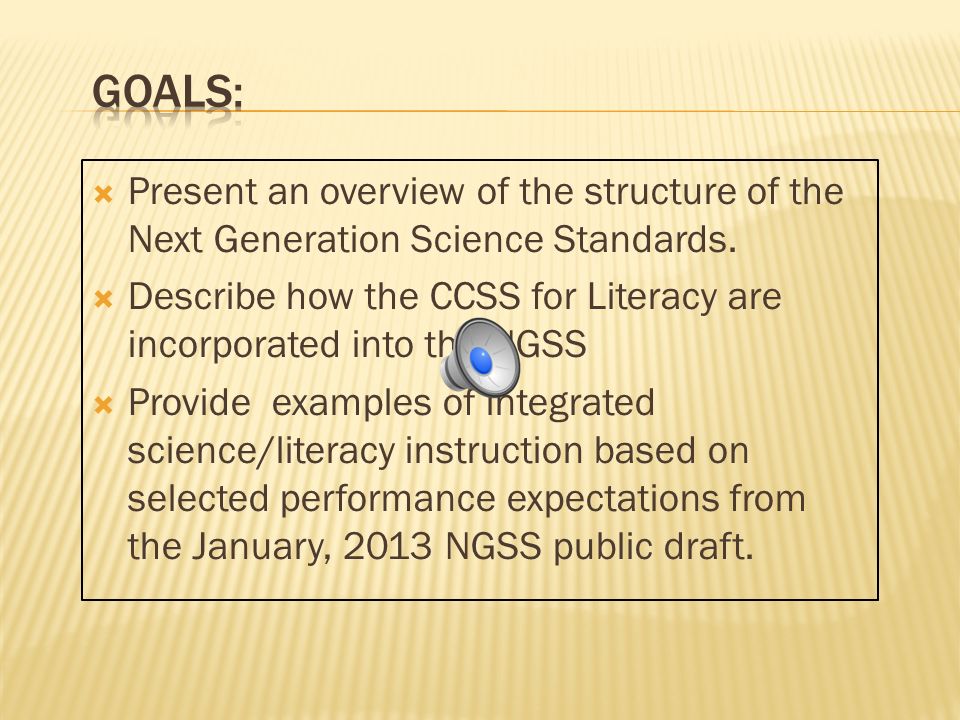 Literacy and the Next Generation Science Standards Kentucky Department of Education