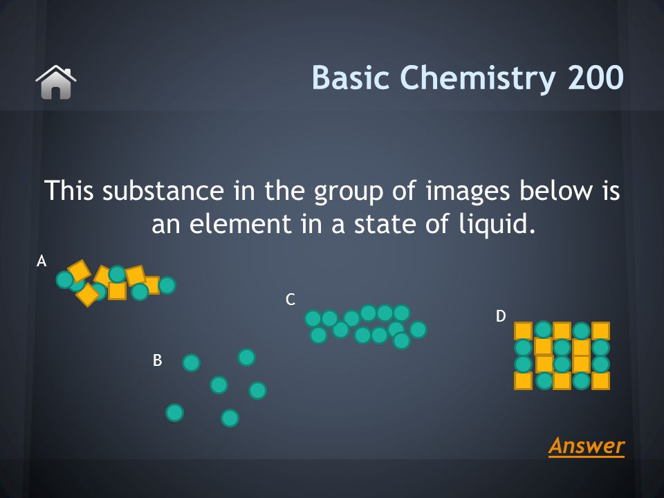 This substance in the group of images below is an element in a state of liquid.