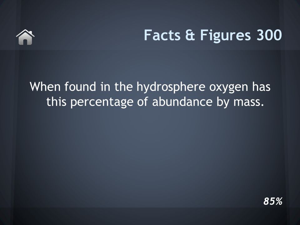 When found in the hydrosphere oxygen has this percentage of abundance by mass.
