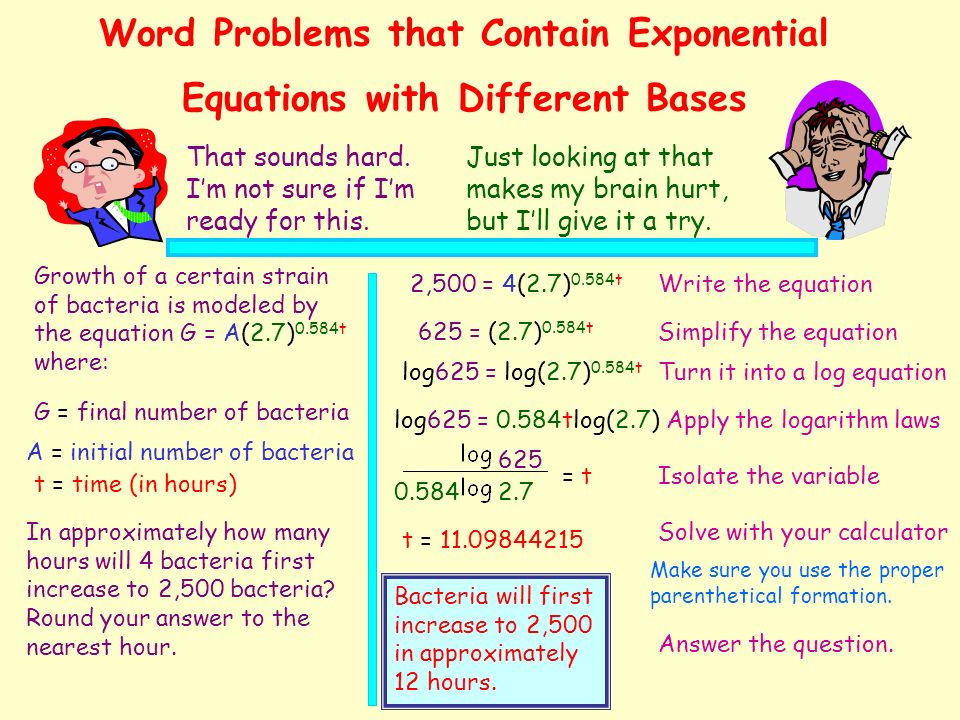 Solving Exponential Equations An Equation Is More Exponential Equations With Diffe Bases Solve For X To The Nearest Hundredth 3