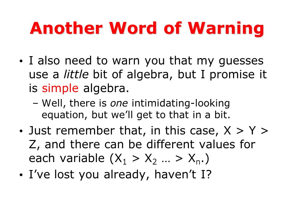 important information this presentation was created by patrick another word for warning
