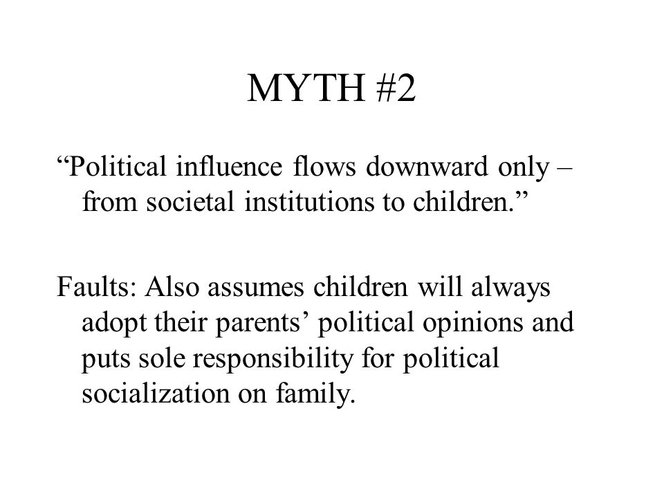 Five factors that influence political socialization