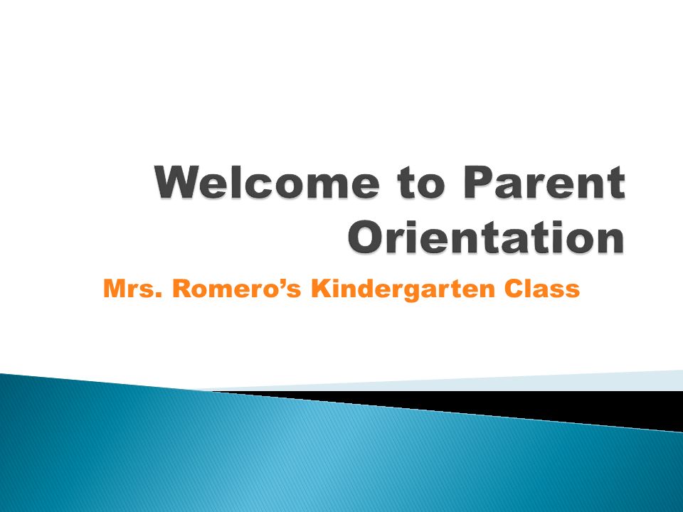 Mrs. Romero’s Kindergarten Class