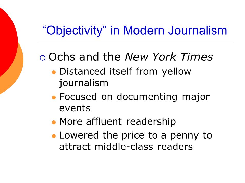 News with a View: Essays on the Eclipse of Objectivity in Modern Journalism
