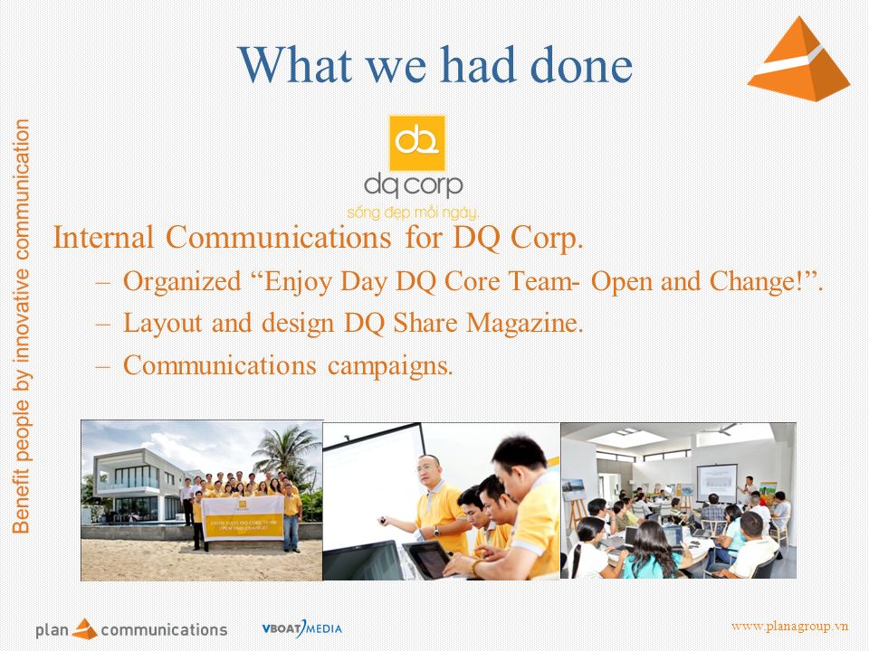 Internal Communications for DQ Corp.
