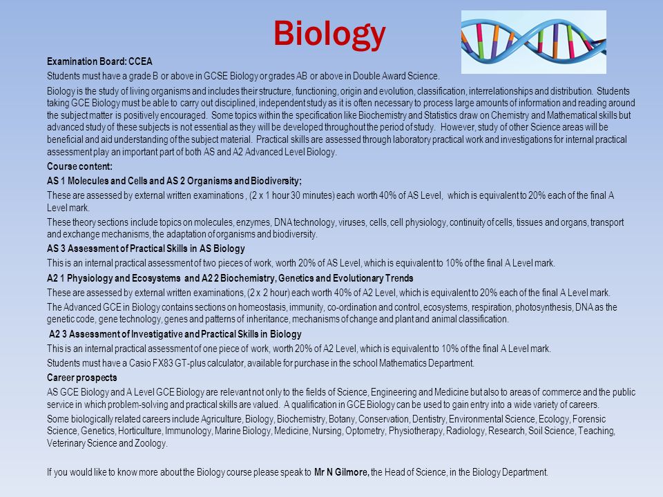 Ocr biology coursework mark scheme