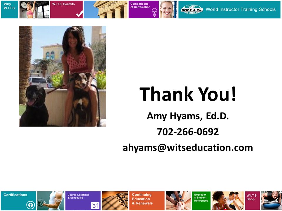 Thank You! Amy Hyams, Ed.D