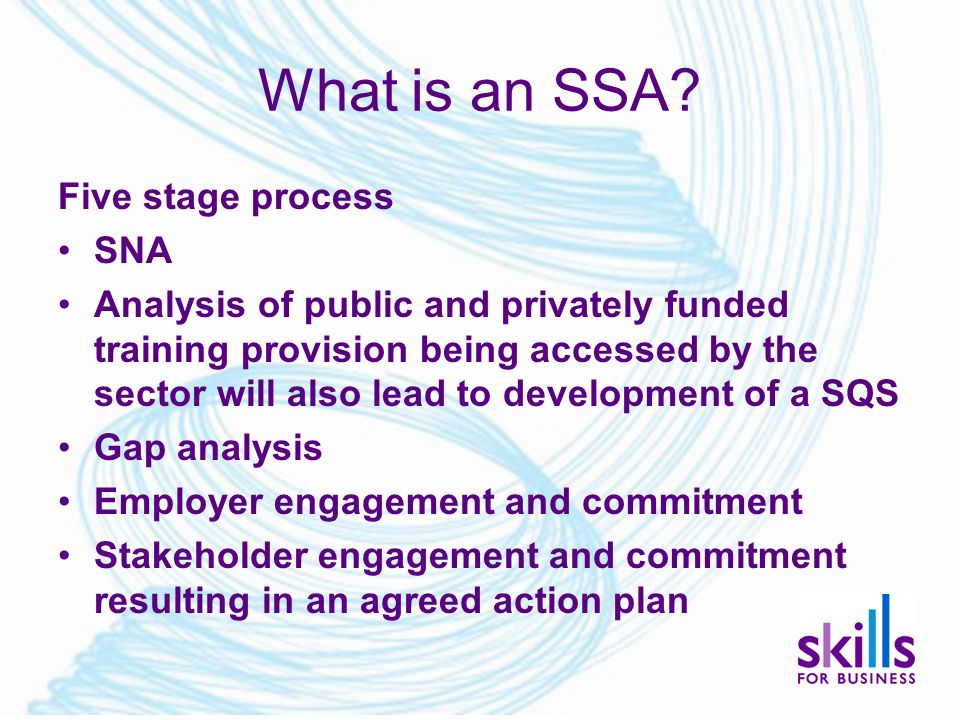 What is an SSA.
