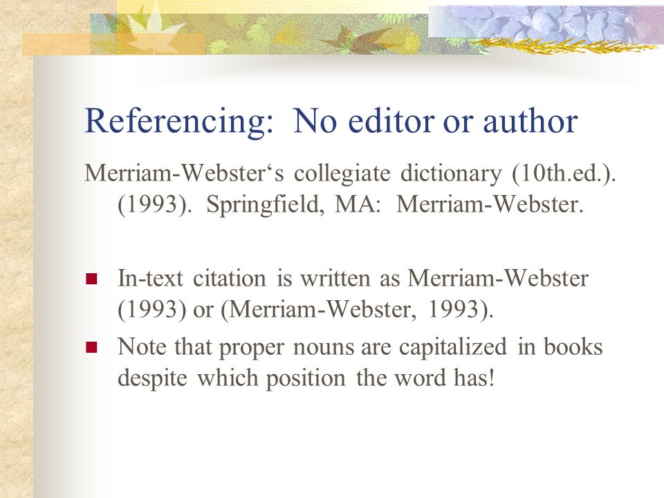 Citations In An Essay