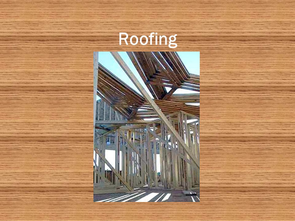 Roofing – Vaulted Ceiling